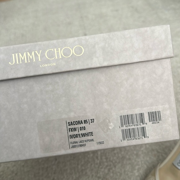 Jimmy Choo Sacora 85 Lace Size 37 - Picture 5 of 11